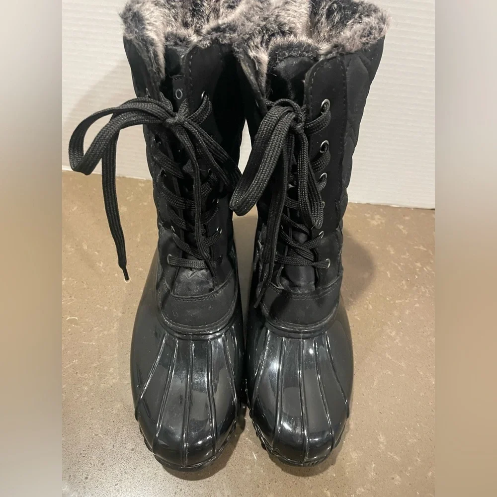 Sporto Women's Black Winter Boots